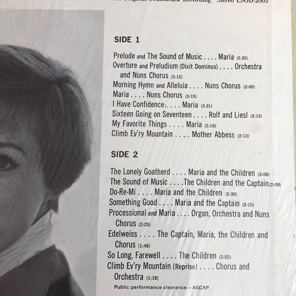 60's "The Sound of Music" Record - 60's Soundtrack - 60's Movie Music - Musical - Picture 4 of 9